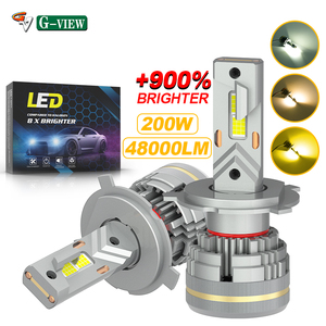 Gview G 19W 48000lm Super Heldere 200W 6000K Kleur Auto Lamp H4 H7 H18 9004 9005 Led Koplamp Auto Led Licht Auto-Onderdelen - Product Image 1