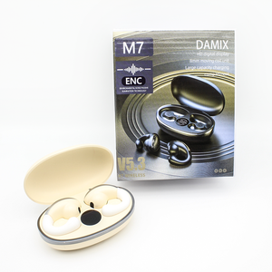 Écouteurs TWS M7 2026 – Écouteurs sans fil à clip d'oreille tactiles avec affichage LED, stéréo sport pour la course à pied - Product Image 5
