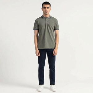 Camiseta Polo de Golf para Hombre, Edición Premium, Superventas, Ropa Deportiva Juvenil, Cierre de Botones, Tejido de Algodón de Punto - Product Image 1