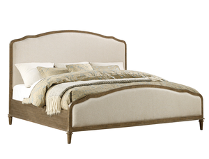 Brown King Upholstered <b>Bed</b> - Product Image 1