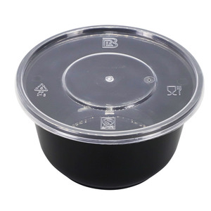 Thickened Pp Disposable Round Bowl Microwave Safe For Fruit Salad Serving - Product Image 3