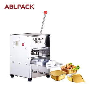 Handleiding Aluminiumfolie Container Sealer Sluitmachine Fast Food Lade Lunchbox Wegwerp Aluminiumfolie Lade Machine