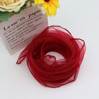 Écharpe de danse en soie légère et transparente pour jonglage, foulard carré en mousseline pour enfants, performance scénique, jeu de rythme musical