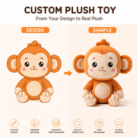 Fabrication sur mesure de jouets en peluche personnalisés avec votre logo et vos designs, faible MOQ