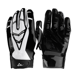 Concevez votre propre logo, gants de football américain personnalisés imprimés, unisexes, de haute qualité, respirants - Product Image 1