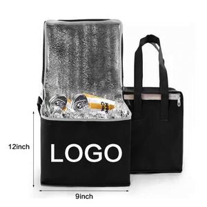 Customized Reusable Insulated Beer Cooler Bag Lunch Carry Picnic Cooling Nonwoven Grocery - Product Image 6