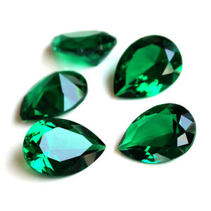 โรงงานราคา3Aลูกแพร์สีเขียวอัญมณีหลวม2*4mm-8*16มม.คุณภาพสูงออกแบบใหม่Cubic Zirconiaสำหรับทำเครื่องประดับ - Product Image 2