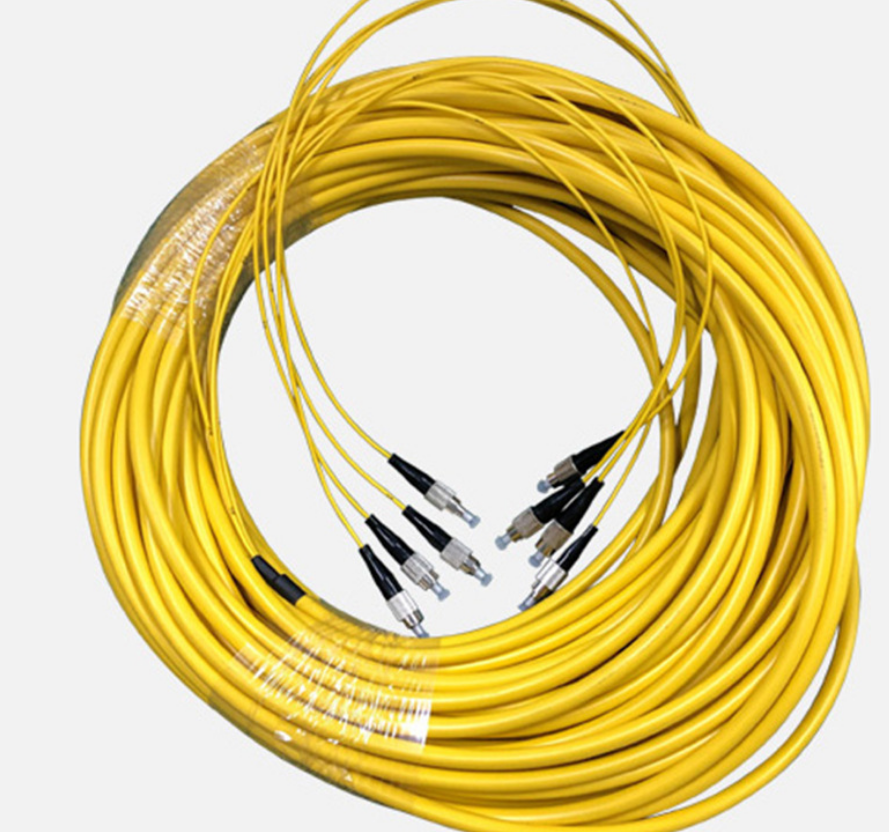 Round Shape Single Work Drop Cable Single Mode Bundled Patch Cord
