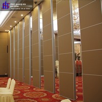 Hotel Office Exhibition Hall Conference Room Activity Partition Screen Folding Door Movable Partition Wall Wood Material