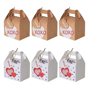 Mango caja de papel regalo Cupcake dulces cajas de embalaje para San Valentín decoración de fiesta de San Valentín - Product Image 3