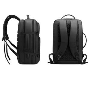 Sac à dos d'affaires de luxe en nylon pour hommes OEM, léger, tendance, imperméable, intelligent, avec port USB, sac à dos pour ordinateur portable avec logo, mochilas - Product Image 2