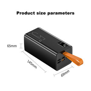 باور بانك محمول 20000 مللي أمبير بتقنية الشحن السريع PD+QC وقوة 22.5 واط، شاحن ذكي متعدد التوافق بسعة 50000 مللي أمبير - Product Image 3