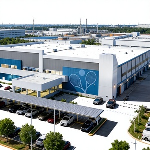 Estadio de Tenis Interior Prefabricado de Acero Galvanizado, Duradero, con Gran Espacio, Vida Útil de 50 Años, Alta Resistencia al Viento, para Resorts - Product Image 1