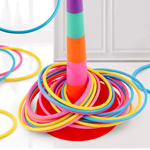 Vui vẻ trong nhà ngoài trời cha mẹ con tương tác vòng tròn đồ chơi trẻ em Trò chơi Vòng Câu Đố ném tương tác cha mẹ con - Product Image 3