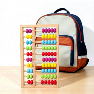 Ábaco de madera de haya para educación temprana al por mayor, juguete educativo de matemáticas Montessori clásico personalizado, juguete de matemáticas de madera para niños - Product Image 2