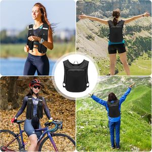 Gilet d'hydratation léger, respirant et imperméable en nylon 500 ml, réfléchissant pour hommes et femmes, idéal pour la course à pied, la randonnée et le jogging - Product Image 6