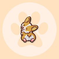 Patch brodé personnalisé avec motif de chiot de dessin animé, thermocollant ou à coudre, vente en gros pour jeans, sacs, chapeaux et vêtements