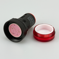 AD16-22DS AC/DC 12V 24V 110V 220V Voyant lumineux LED coloré pour panneau, 22mm, Lampe indicatrice de signalisation LED