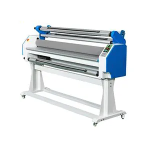 Automatic large rubber roll paperless pneumatic film press advertising photo cold laminating machine Laminating machine