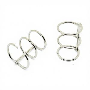 EWANG - Mini Clip Decorativo de 3 Anillos para Calendario, Anillo Metálico para Regalos, Venta al por Mayor - Product Image 1