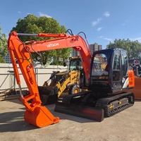 Excavatrice sur chenilles hydraulique d'origine Hitachi ZX70 du Japon à bas prix, excavatrice Hitachi d'occasion en promotion