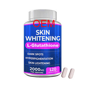 CGMP แคปซูลเพื่อผิวขาวผลิตจากโรงงานสำหรับผู้หญิง L-glutathionion <span class=keywords><strong>Whitening</strong></span> แท็บเล็ตแคปซูลอาหารเสริมกลูตาไธโอน2000มก. - Product Image 1