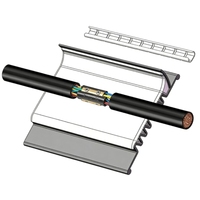 Manchon de protection en gel imperméable à l'eau, facile à assembler, fermeture IP68, joints de câbles en gel, enveloppe de protection pour épissure, kit d'épissure en gel isolé