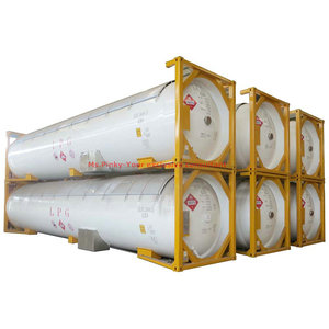 Conteneur-citerne ISO T75 <span class=keywords><strong>de</strong></span> 20 pieds ou 40 pieds pour le stockage <span class=keywords><strong>de</strong></span> GPL liquide, 51,5 m³, <span class=keywords><strong>transport</strong></span> routier et maritime, conteneur-citerne ISO - Product Image 4