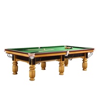 Table de billard de qualité supérieure, en bois massif, marbre, noir, 8, standard international direct