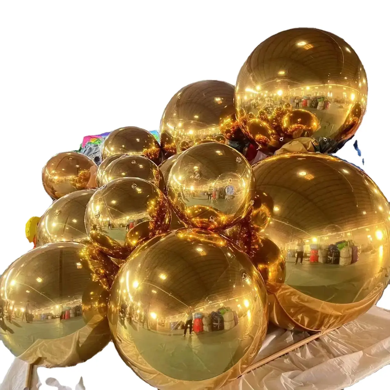 Bola inflável colorida de PVC para decoração de atividades comerciais de casamento