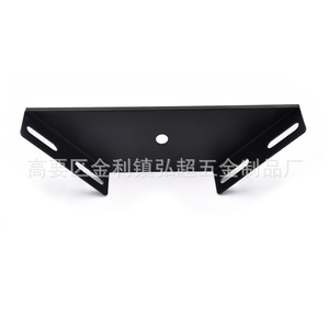 Support d'angle de lit HC-041 en fer plaqué noir, connecteur de meubles durable, style moderne et simple - Product Image 3