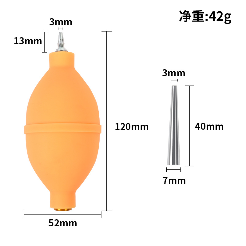 Nouveau grand modèle [embout métallique, long et court] orange