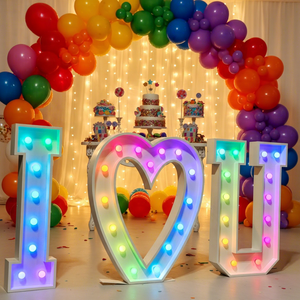 Letreros LED <span class=keywords><strong>de</strong></span> Neón Decorativos con la Palabra T LOVE YOU para Fiestas <span class=keywords><strong>de</strong></span> Aniversario y Graduación - Product Image 1