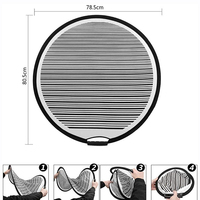 Planche de réparation de bosses de voiture 31,5 pouces (80 cm) de diamètre, bande de contrôle des bosses, réflecteur, poignée en plastique, garantie 3 ans