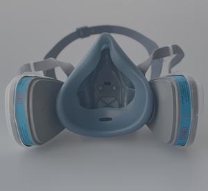 Masker Wajah setengah wajah, <span class=keywords><strong>Respirator</strong></span> hidrogen sulfida Anti debu, <span class=keywords><strong>Respirator</strong></span> industri kimia setengah wajah - Product Image 6