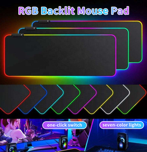 Lớn RGB chuột Pad với mô hình tùy chỉnh và kích cỡ khác nhau, có sẵn trong kho với siêu mềm cao su chống trượt duy nhất - Product Image 3