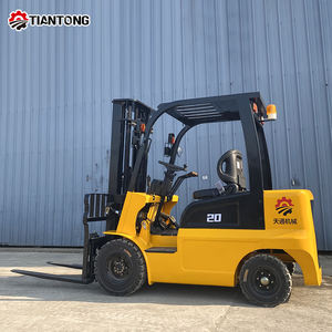 Gratis verzending 2 ton lithium batterij elektrische heftruck laag geluidsniveau voor magazijn fabriek binnen industriële logistiek handling - Product Image 1