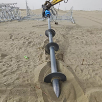 Traitement YAH-10C personnalisé Durable réutilisable utilitaire et pipeline arrimage tarière perceuse pile hélicoïdale pour pelle