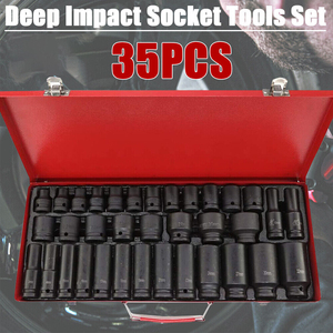 <span class=keywords><strong>Set</strong></span> di 35 Pezzi di Utensili per Riparazione Auto da 1/2 Pollice con Bussole Esagonali e Chiave a Cricchetto a Impatto - Product Image 3