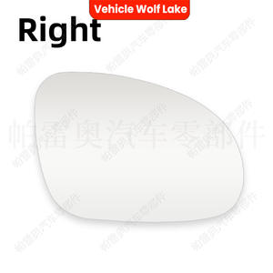 Espejo retrovisor lateral izquierdo para vehículo Wolf Lake, para Volkswagen Passat B6 Jetta 5 Golf 5 2006-2011, ABS plateado, nuevo - Product Image 3