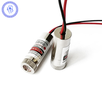 3-5V Power Supply Focused Garis Hijau Laser Generator 520nm 5Mw Laser Diode