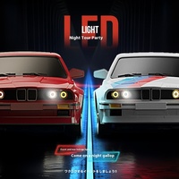 Coche RC E30 de Carreras Profesional 1/16 de Alta Velocidad 4WD para Competición de Derrapes, Control Remoto Proporcional 2.4Ghz, Luz Recargable, Juguete para Niños
