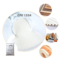 Aide à la transformation du PVC / Modificateur d'impact en polyéthylène chloré (CPE) 135A en poudre pour produits en caoutchouc et en PVC