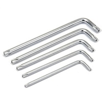 Clé Torx T20 personnalisée, clé Torx T25 avec trou, outils de clé Torx T30 en forme de L, clé Torx Allen