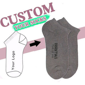 Kaus kaki uniseks Afrika kaus kaki tabung hitam gadis disesuaikan distributor desain merek biasa warna polos satu ukuran kaus kaki - Product Image 1