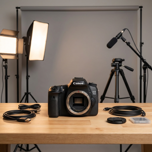 Cámaras réflex digitales <span class=keywords><strong>Canon</strong></span> 70D usadas con Wi-Fi, pantalla táctil de 20.2MP, cámaras digitales ligeras (~675g) con interfaz multilingüe - Product Image 1