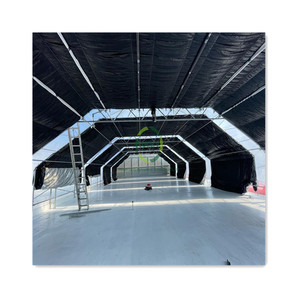 Agriculture Medical Large Fully Automated Blackout Shade Greenhouse with Hot Galvanized Steel Structure Light Dep <strong>Poly</strong> <strong>Tunnel</strong> - Product Image 1