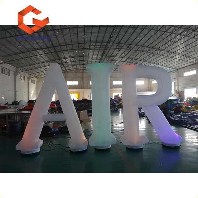 Giant Alphabet Letters - Eye-Catching Inflatable Lighting