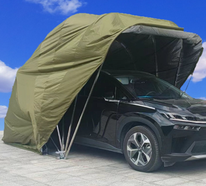 Cochera Retráctil en Oferta, Impermeable y Resistente a los Rayos UV, Accesorios Exteriores para Automóviles, Cochera Móvil, Cubierta Plegable para Automóvil - Product Image 1