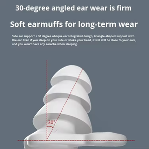 سدادات أذن أنثريف قابلة لإعادة الاستخدام عالية الدقة سدادات أذن حفلات إلغاء الضوضاء سدادات حماية السمع للسباحة والنوم - Product Image 3